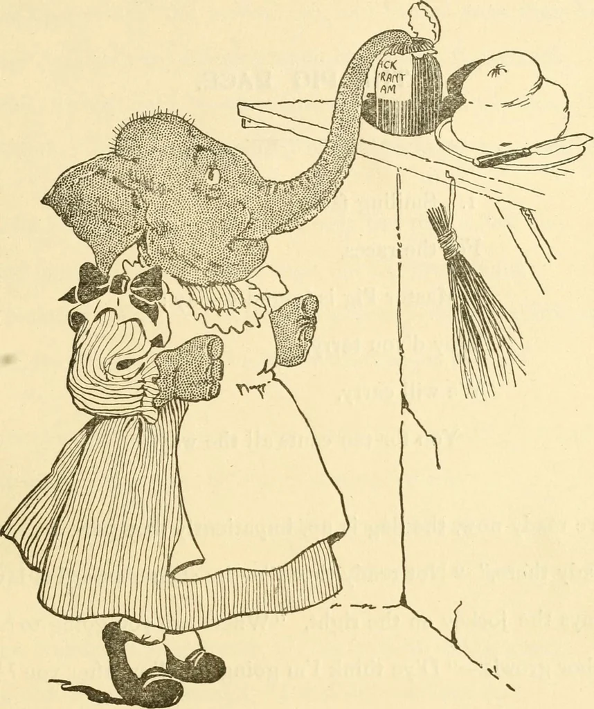 An illustration from Kindergarten, painting, plays and home entertainments; a book of amusement and instruction for boys and girls, 1900, leaf 216
