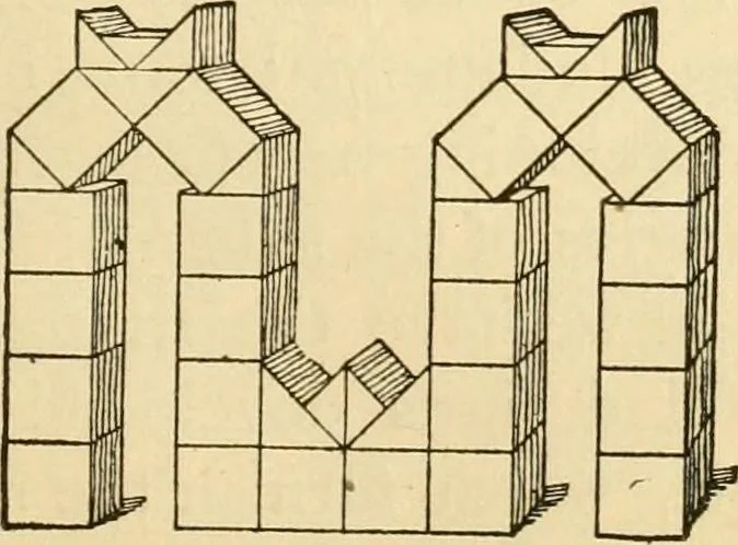 An illustration from Kindergarten, painting, plays and home entertainments; a book of amusement and instruction for boys and girls, 1900, leaf 22