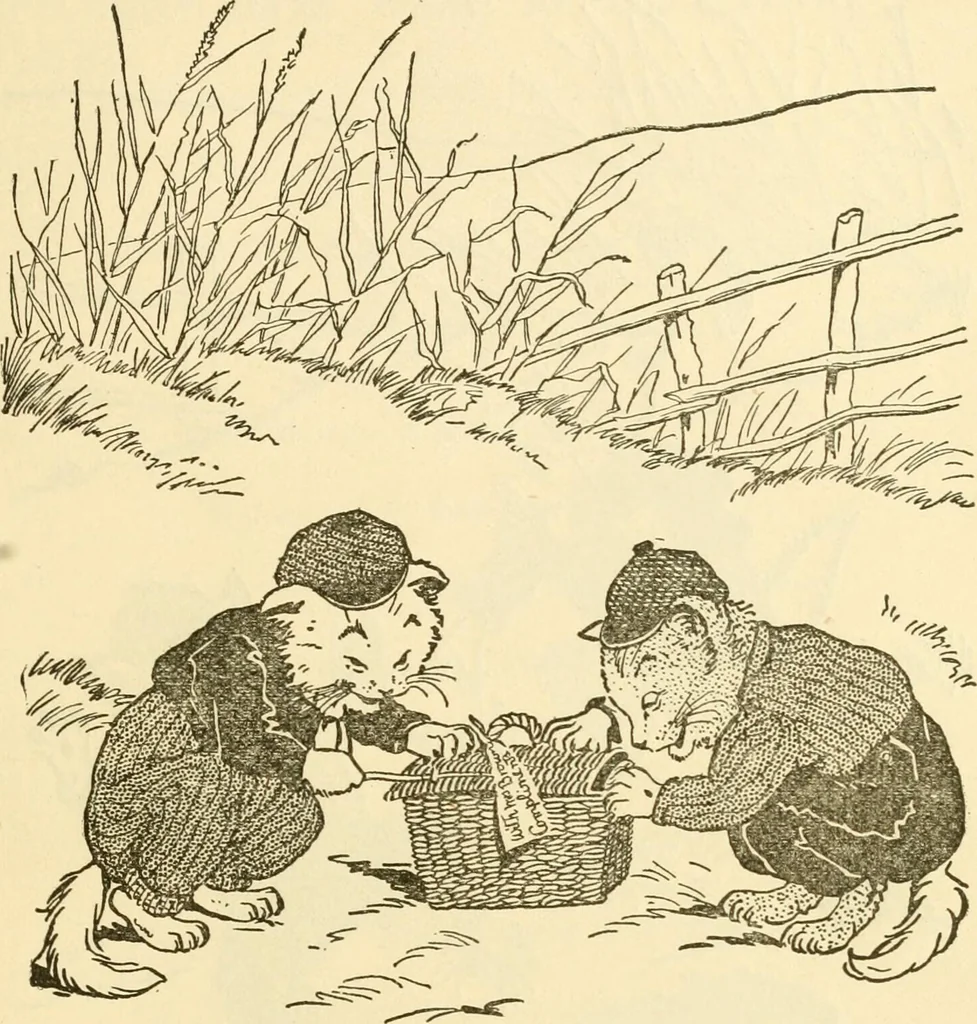 An illustration from Kindergarten, painting, plays and home entertainments; a book of amusement and instruction for boys and girls, 1900, leaf 220