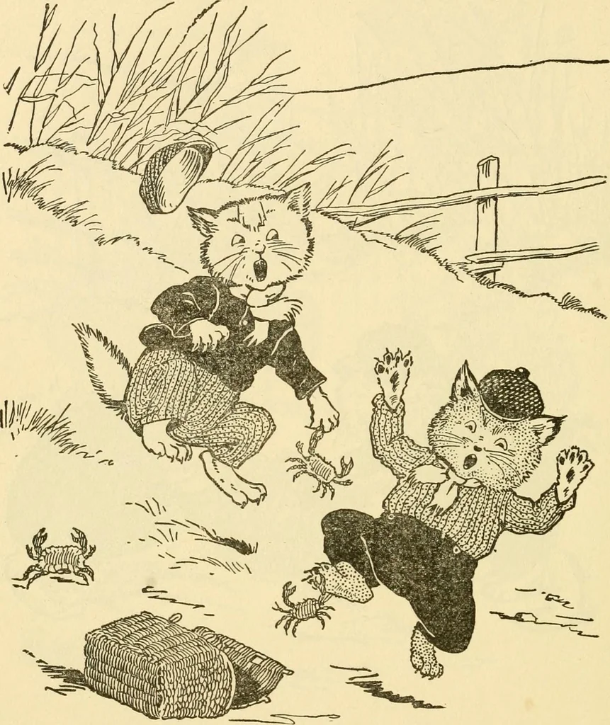 An illustration from Kindergarten, painting, plays and home entertainments; a book of amusement and instruction for boys and girls, 1900, leaf 221