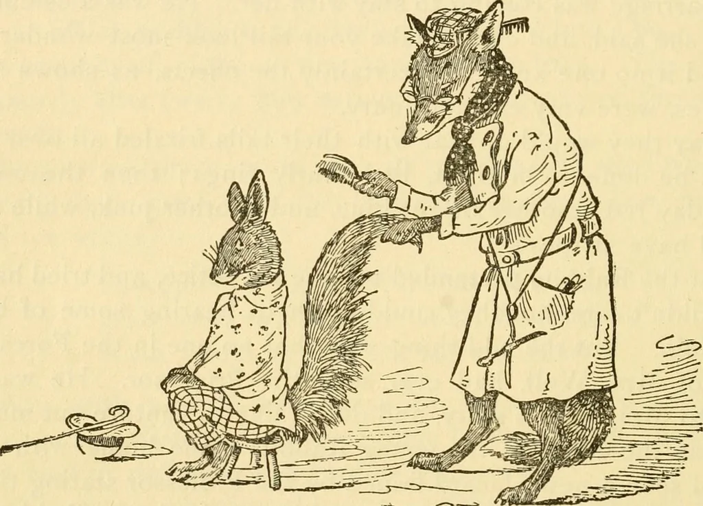 An illustration from Kindergarten, painting, plays and home entertainments; a book of amusement and instruction for boys and girls, 1900, leaf 231