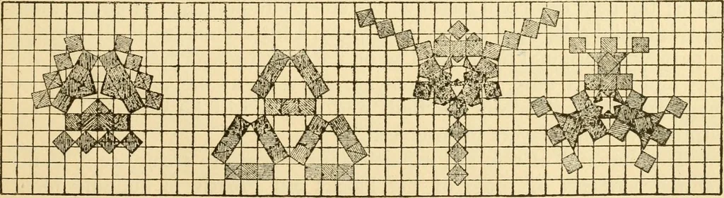 An illustration from Kindergarten, painting, plays and home entertainments; a book of amusement and instruction for boys and girls, 1900, leaf 24