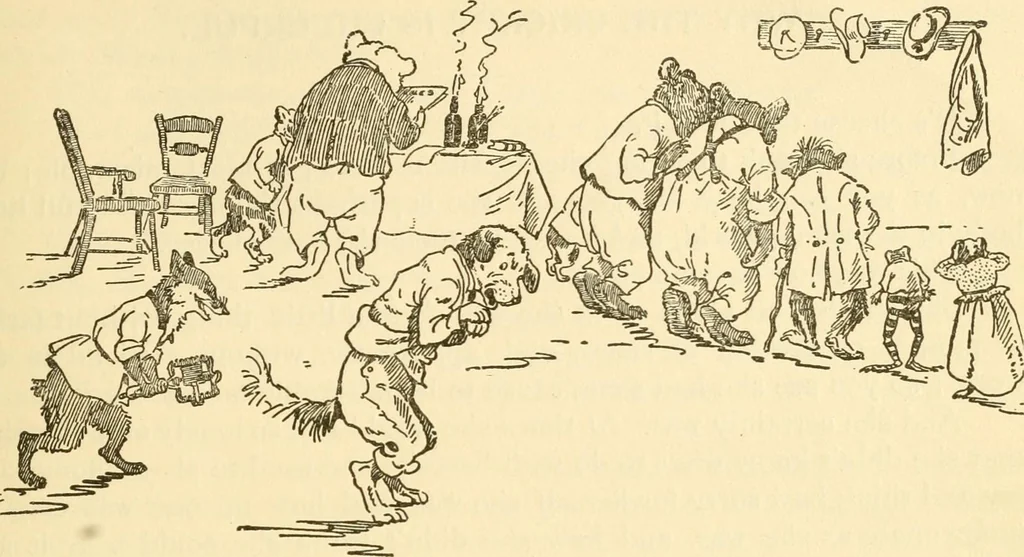 An illustration from Kindergarten, painting, plays and home entertainments; a book of amusement and instruction for boys and girls, 1900, leaf 242
