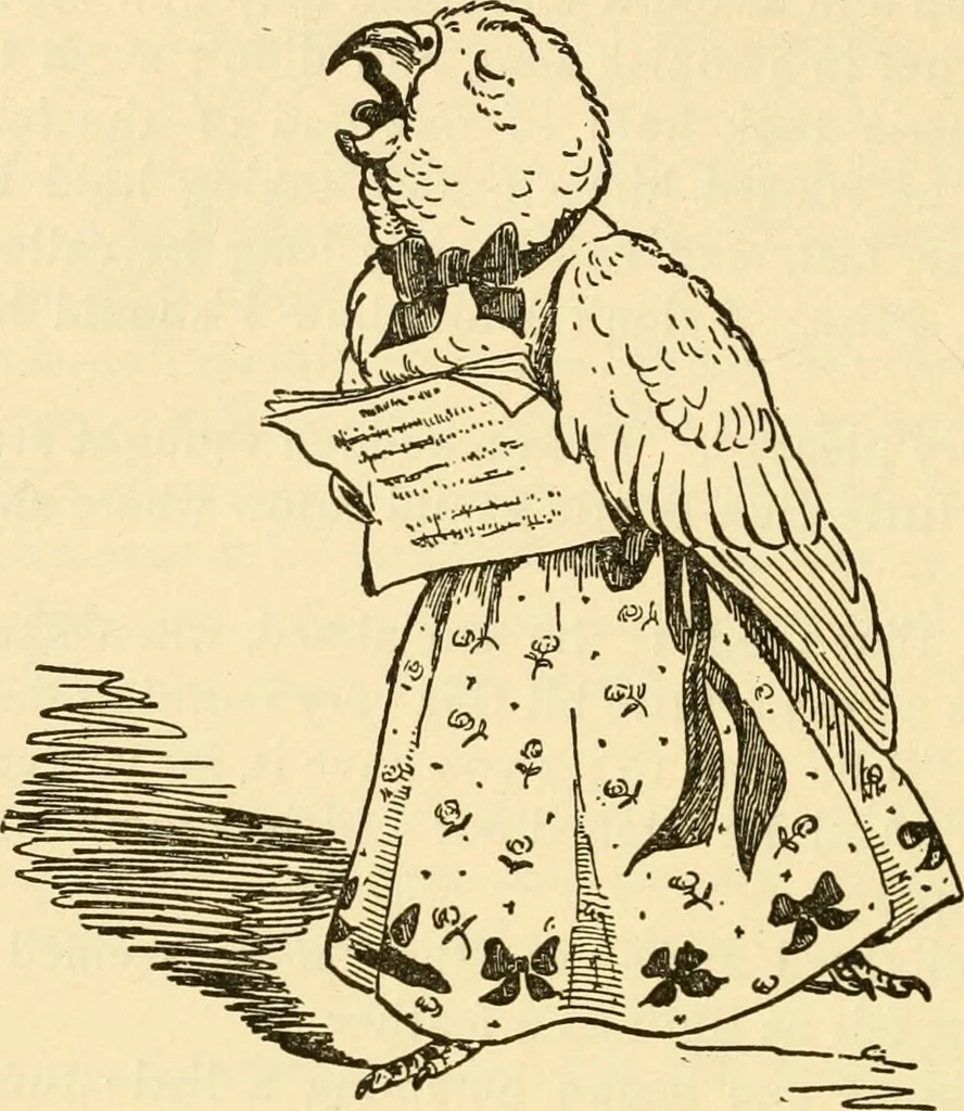 An illustration from Kindergarten, painting, plays and home entertainments; a book of amusement and instruction for boys and girls, 1900, leaf 247