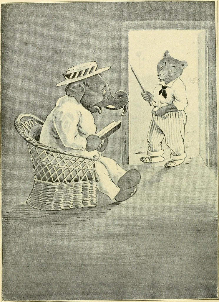 An illustration from Kindergarten, painting, plays and home entertainments; a book of amusement and instruction for boys and girls, 1900, leaf 257