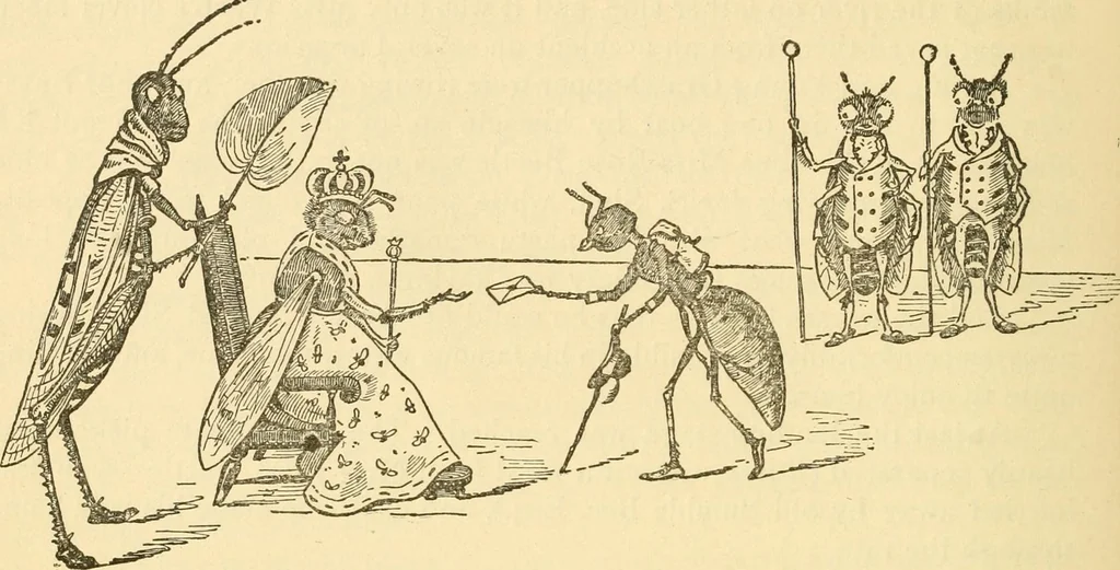 An illustration from Kindergarten, painting, plays and home entertainments; a book of amusement and instruction for boys and girls, 1900, leaf 267
