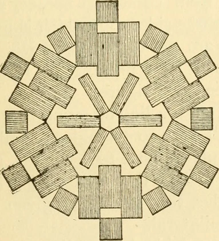 An illustration from Kindergarten, painting, plays and home entertainments; a book of amusement and instruction for boys and girls, 1900, leaf 32