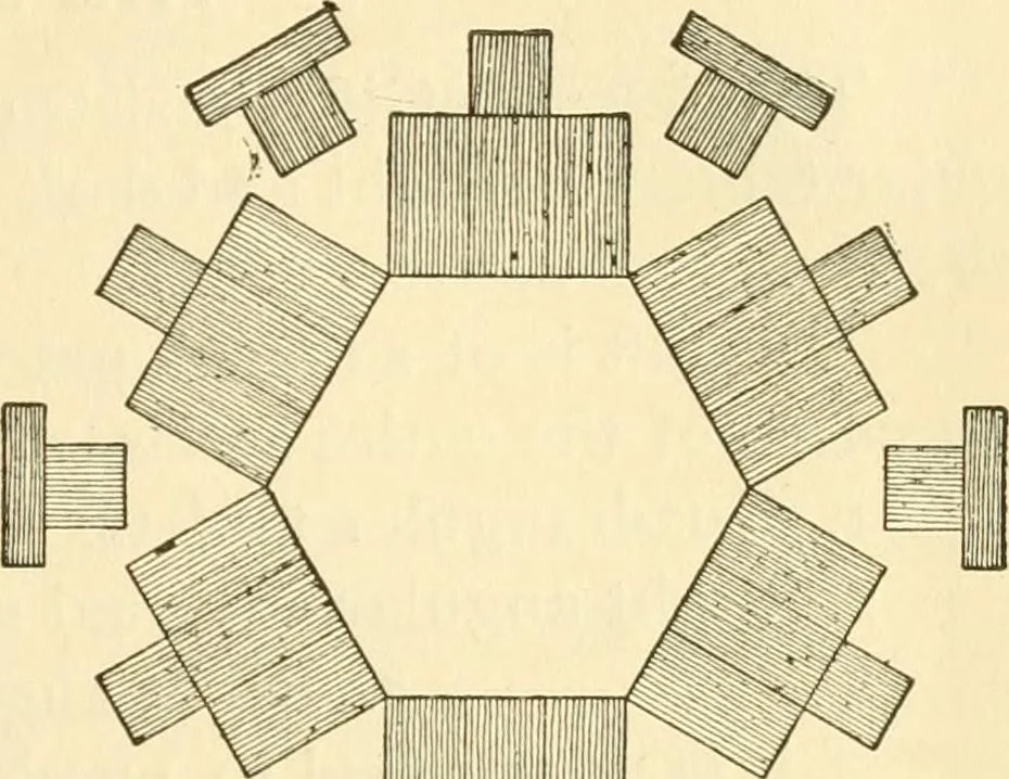 An illustration from Kindergarten, painting, plays and home entertainments; a book of amusement and instruction for boys and girls, 1900, leaf 32