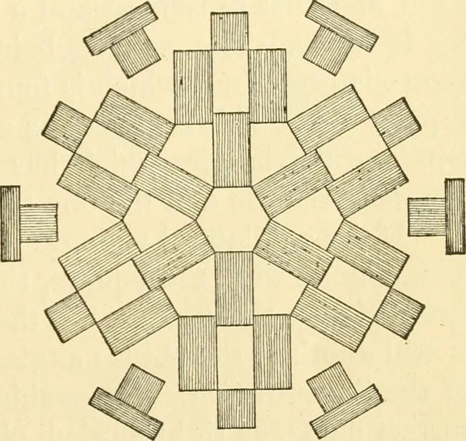 An illustration from Kindergarten, painting, plays and home entertainments; a book of amusement and instruction for boys and girls, 1900, leaf 32