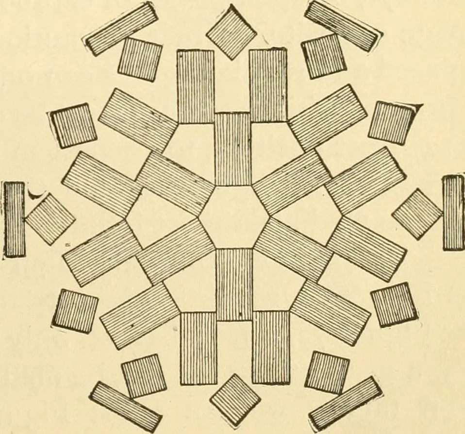 An illustration from Kindergarten, painting, plays and home entertainments; a book of amusement and instruction for boys and girls, 1900, leaf 32