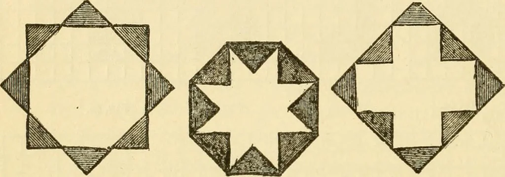 An illustration from Kindergarten, painting, plays and home entertainments; a book of amusement and instruction for boys and girls, 1900, leaf 35