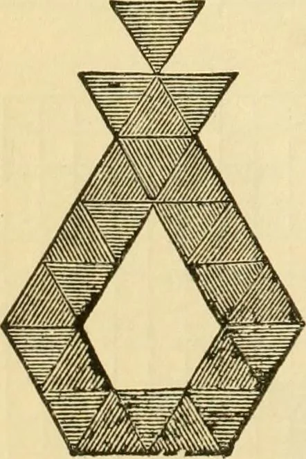 An illustration from Kindergarten, painting, plays and home entertainments; a book of amusement and instruction for boys and girls, 1900, leaf 35