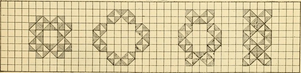 An illustration from Kindergarten, painting, plays and home entertainments; a book of amusement and instruction for boys and girls, 1900, leaf 36