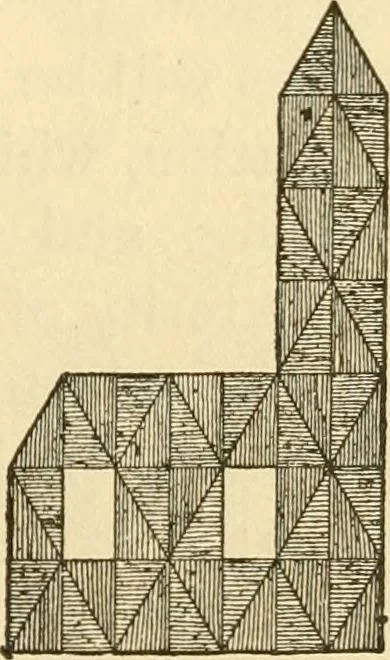 An illustration from Kindergarten, painting, plays and home entertainments; a book of amusement and instruction for boys and girls, 1900, leaf 38