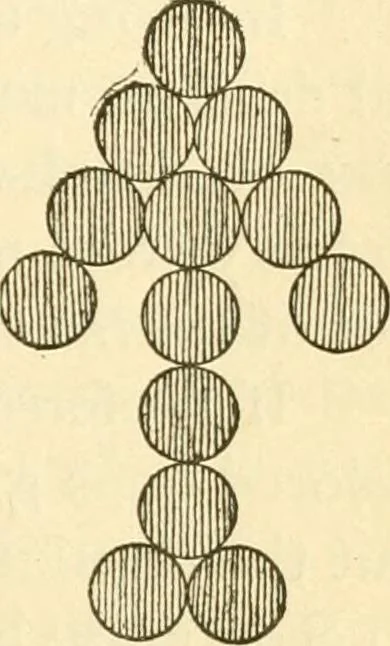 An illustration from Kindergarten, painting, plays and home entertainments; a book of amusement and instruction for boys and girls, 1900, leaf 40