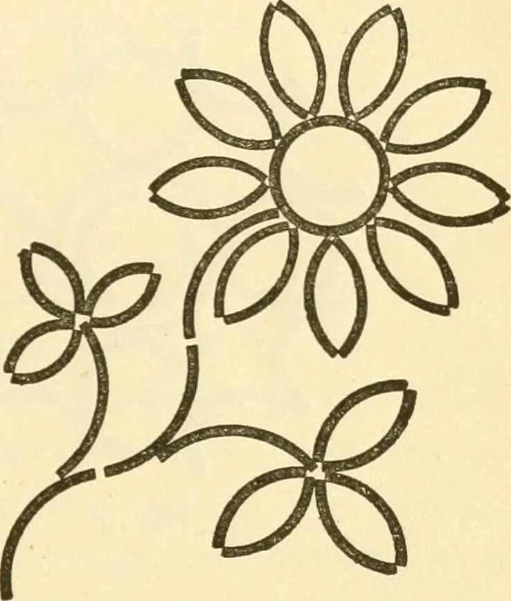 An illustration from Kindergarten, painting, plays and home entertainments; a book of amusement and instruction for boys and girls, 1900, leaf 46