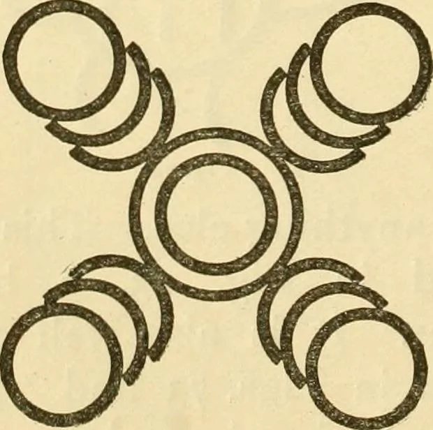 An illustration from Kindergarten, painting, plays and home entertainments; a book of amusement and instruction for boys and girls, 1900, leaf 47