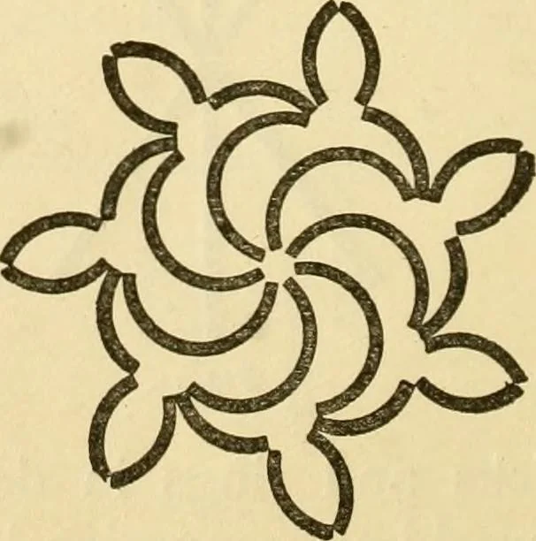 An illustration from Kindergarten, painting, plays and home entertainments; a book of amusement and instruction for boys and girls, 1900, leaf 47