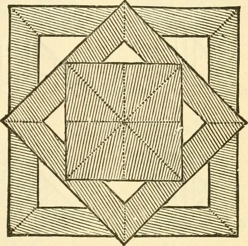 An illustration from Kindergarten, painting, plays and home entertainments; a book of amusement and instruction for boys and girls, 1900, leaf 60