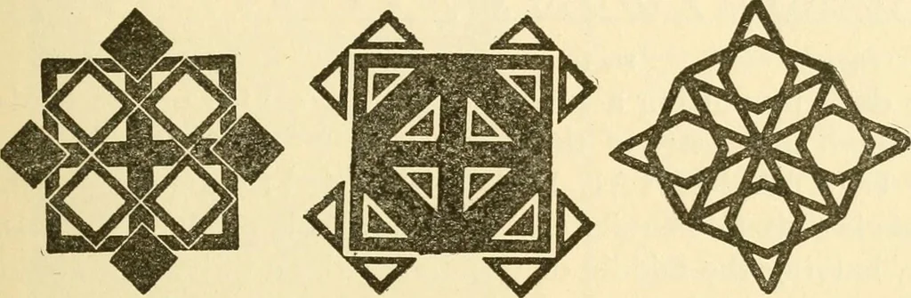 An illustration from Kindergarten, painting, plays and home entertainments; a book of amusement and instruction for boys and girls, 1900, leaf 62