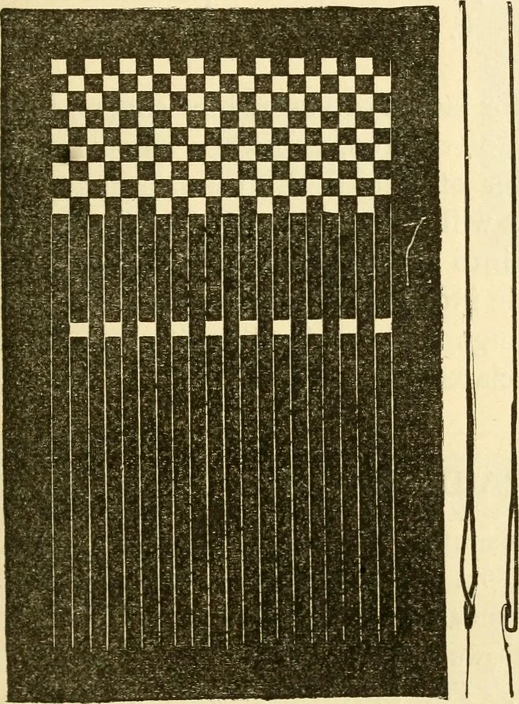 An illustration from Kindergarten, painting, plays and home entertainments; a book of amusement and instruction for boys and girls, 1900, leaf 64