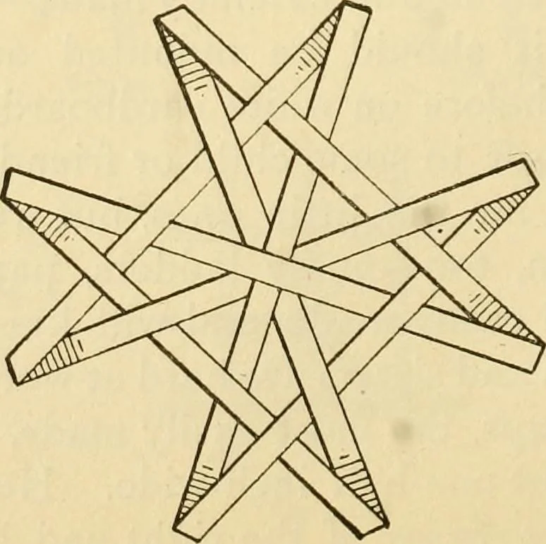 An illustration from Kindergarten, painting, plays and home entertainments; a book of amusement and instruction for boys and girls, 1900, leaf 71