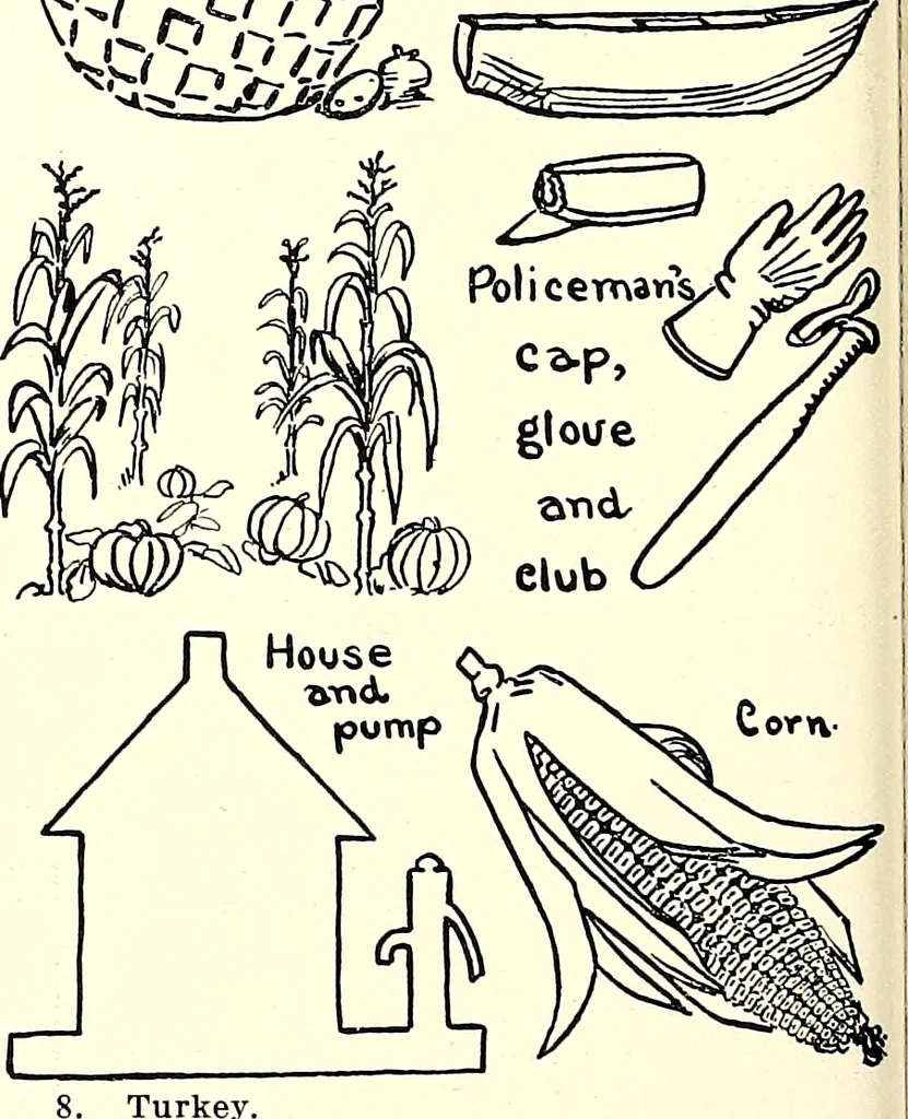 An illustration from The Kindergarten-primary magazine, 1907, leaf 105