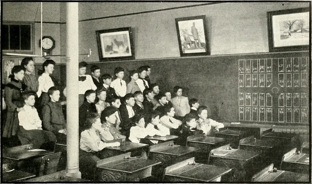 An illustration from The Kindergarten-primary magazine, 1907, leaf 114