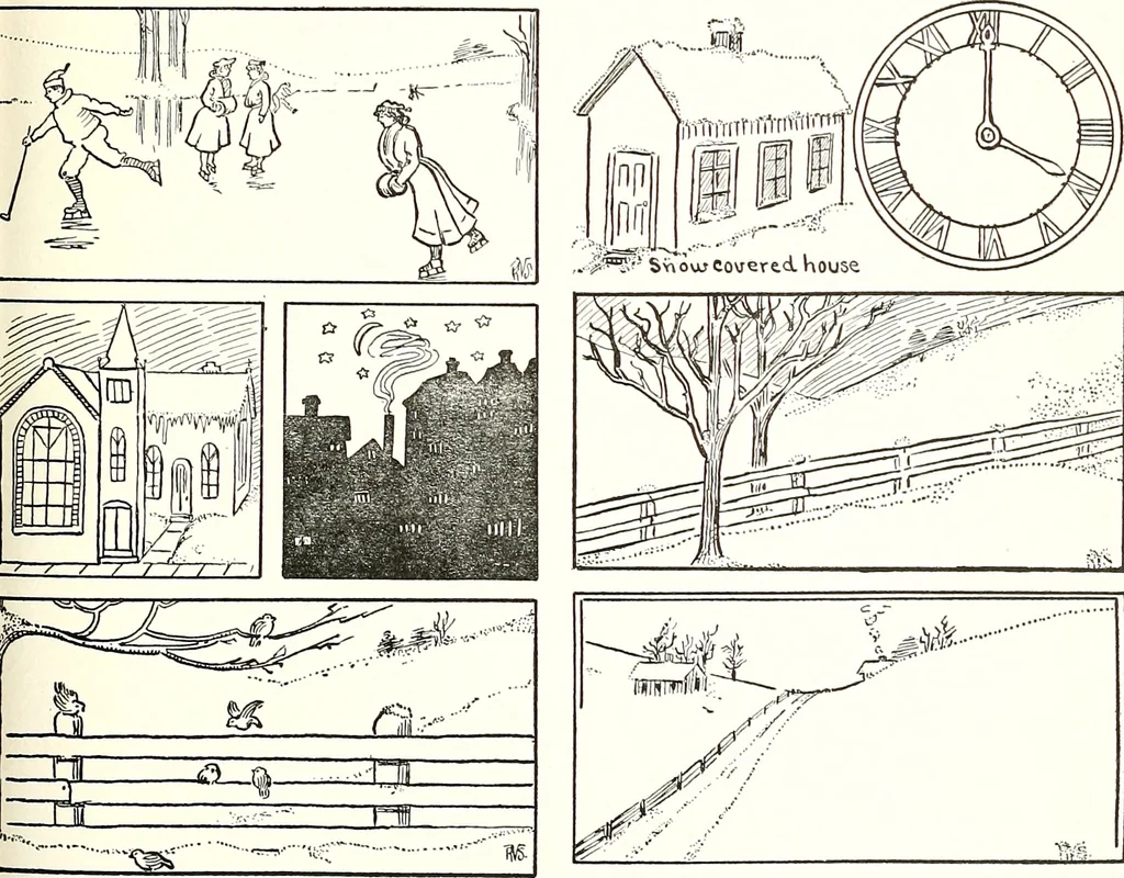 An illustration from The Kindergarten-primary magazine, 1907, leaf 188
