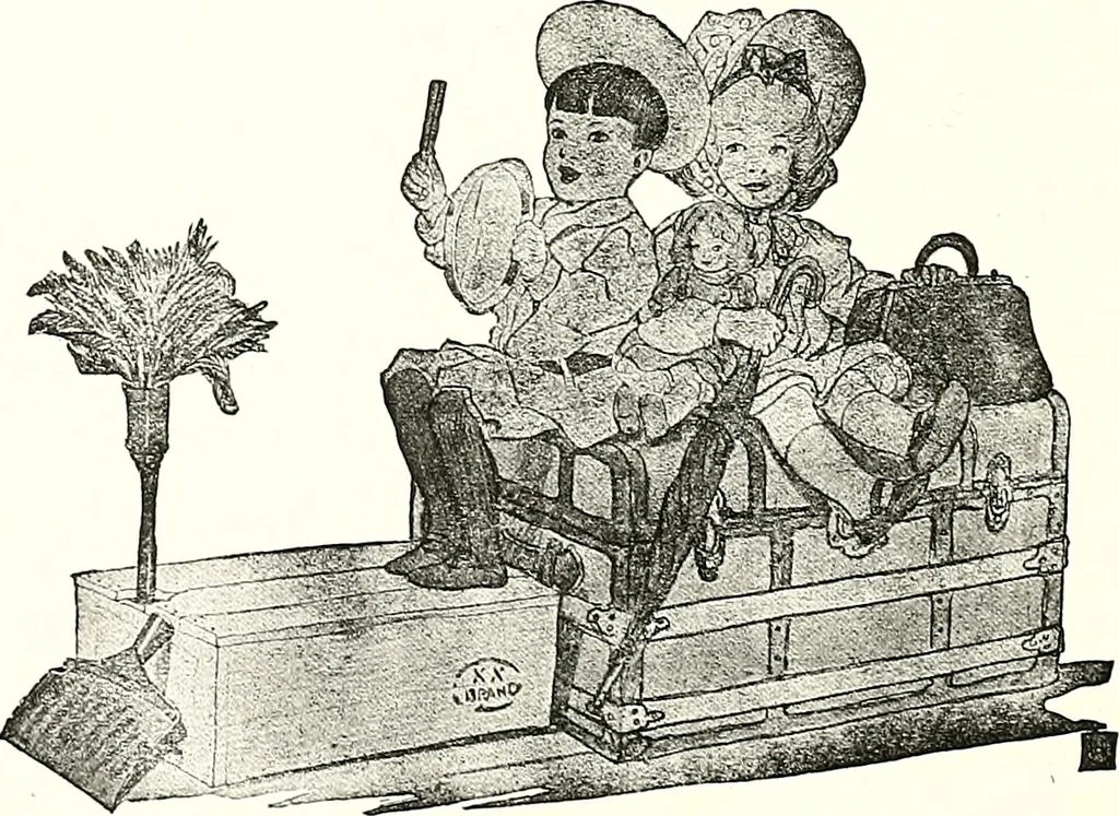An illustration from The Kindergarten-primary magazine, 1907, leaf 197