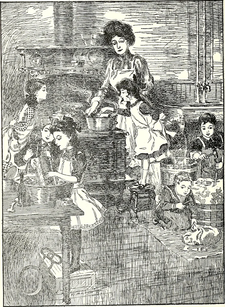 An illustration from The Kindergarten-primary magazine, 1907, leaf 201