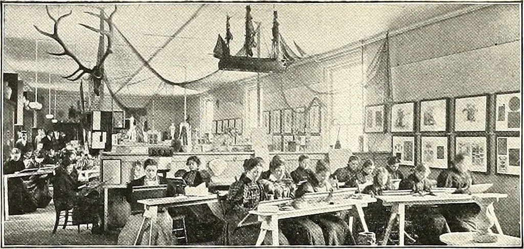 An illustration from The Kindergarten-primary magazine, 1907, leaf 207
