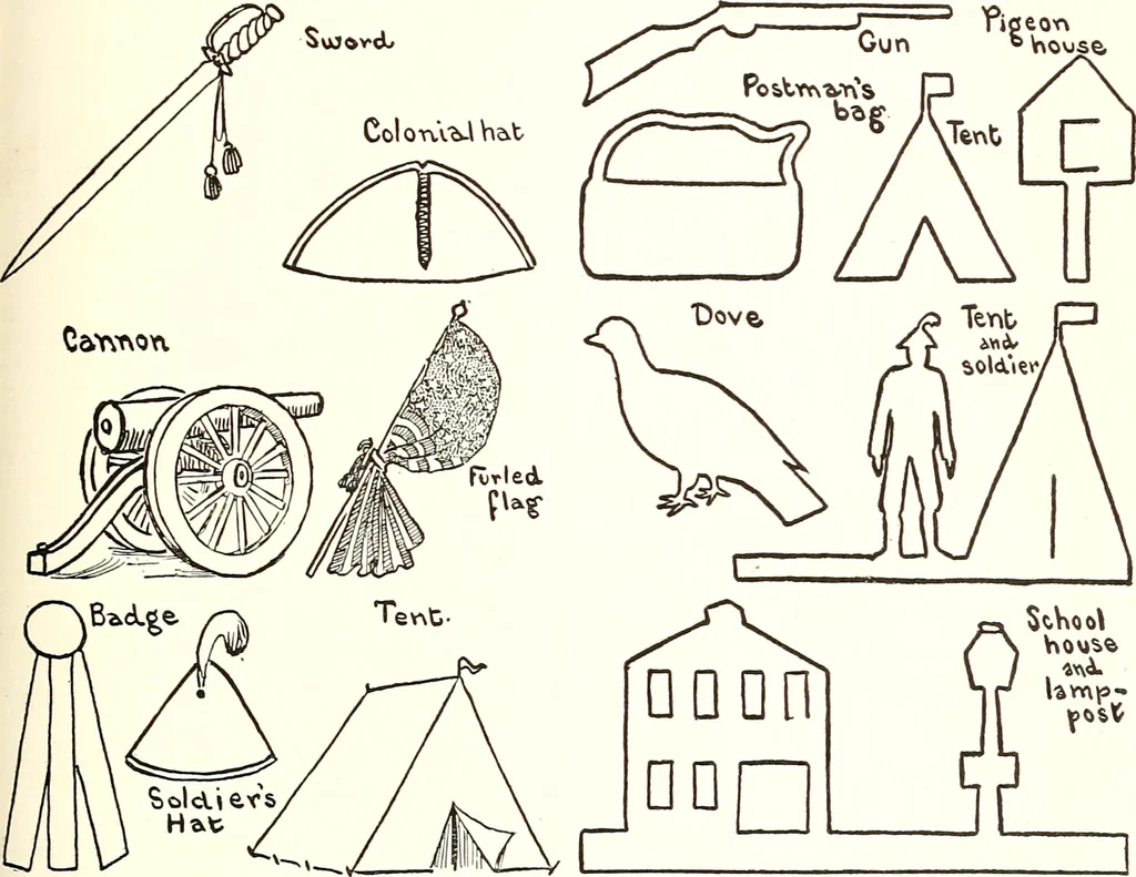An illustration from The Kindergarten-primary magazine, 1907, leaf 240
