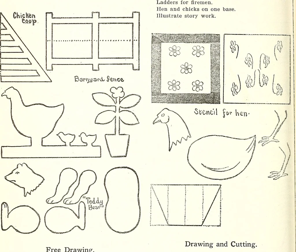 An illustration from The Kindergarten-primary magazine, 1907, leaf 289