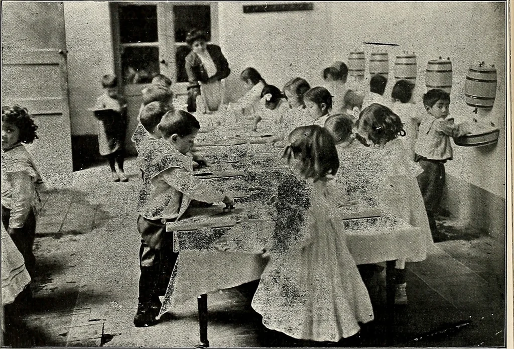 An illustration from The Kindergarten-primary magazine, 1907, leaf 333