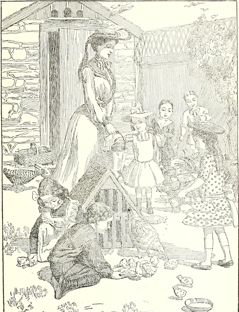 An illustration from The Kindergarten-primary magazine, 1907, leaf 338