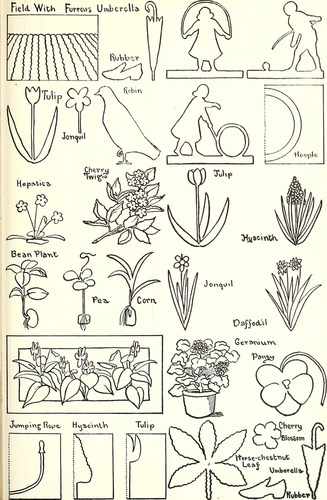 An illustration from The Kindergarten-primary magazine, 1907, leaf 344