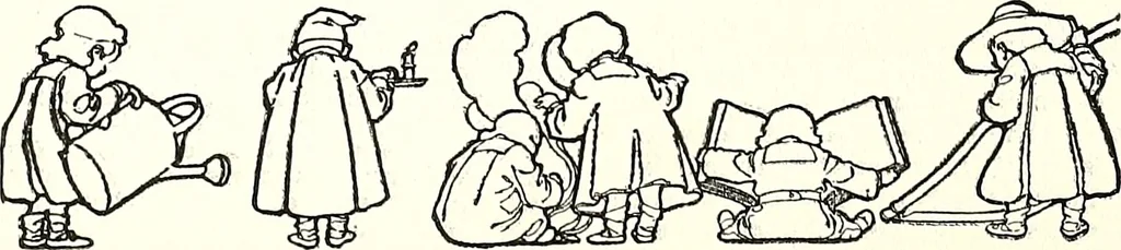An illustration from The Kindergarten-primary magazine, 1907, leaf 371