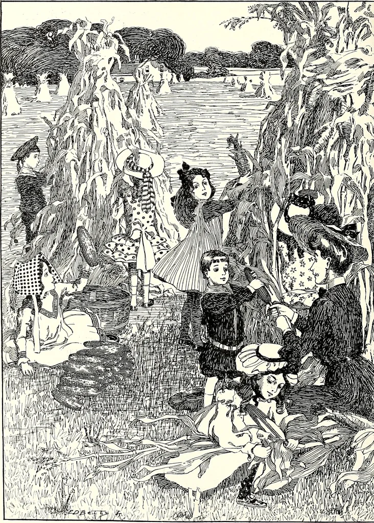 An illustration from The Kindergarten-primary magazine, 1907, leaf 51