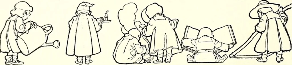 An illustration from The Kindergarten-primary magazine, 1907, leaf 61