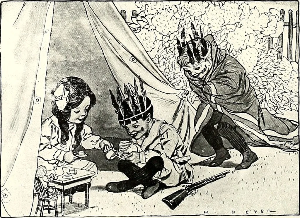 An illustration from The Kindergarten-primary magazine, 1907, leaf 85