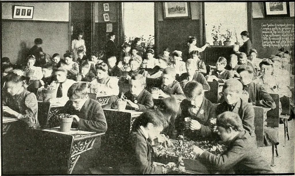 An illustration from The Kindergarten-primary magazine, 1907, leaf 89