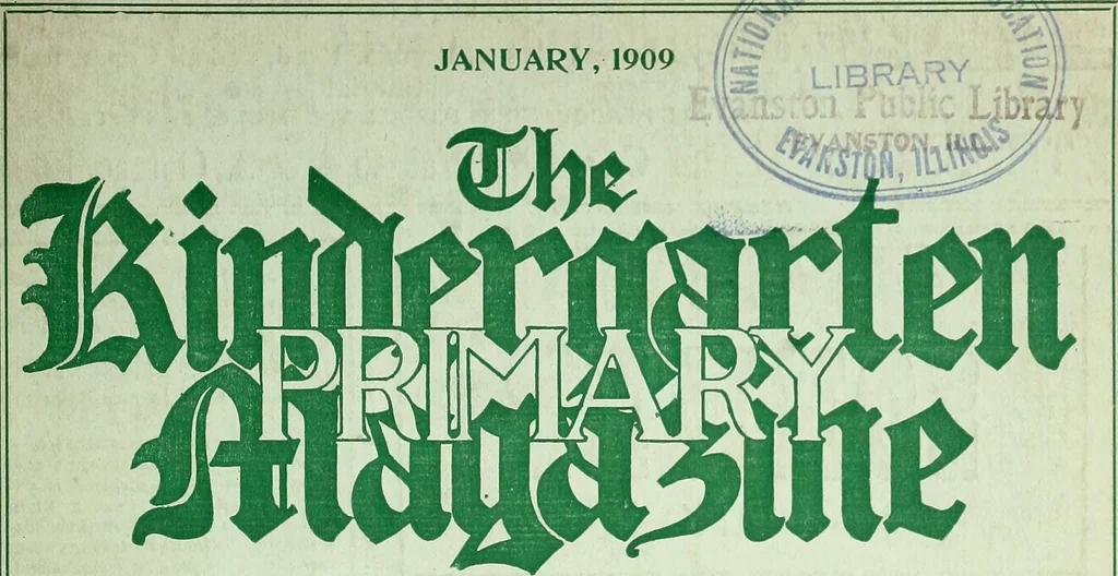 An illustration from The Kindergarten-primary magazine, 1907, leaf 130