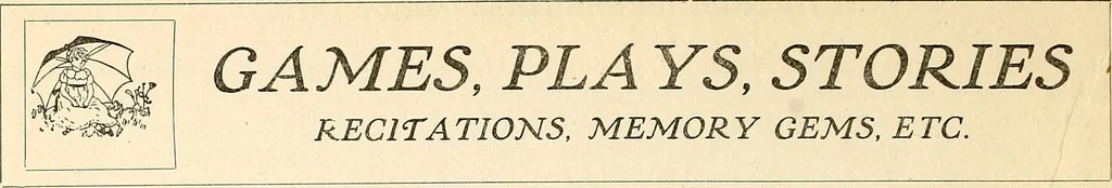An illustration from The Kindergarten-primary magazine, 1907, leaf 161