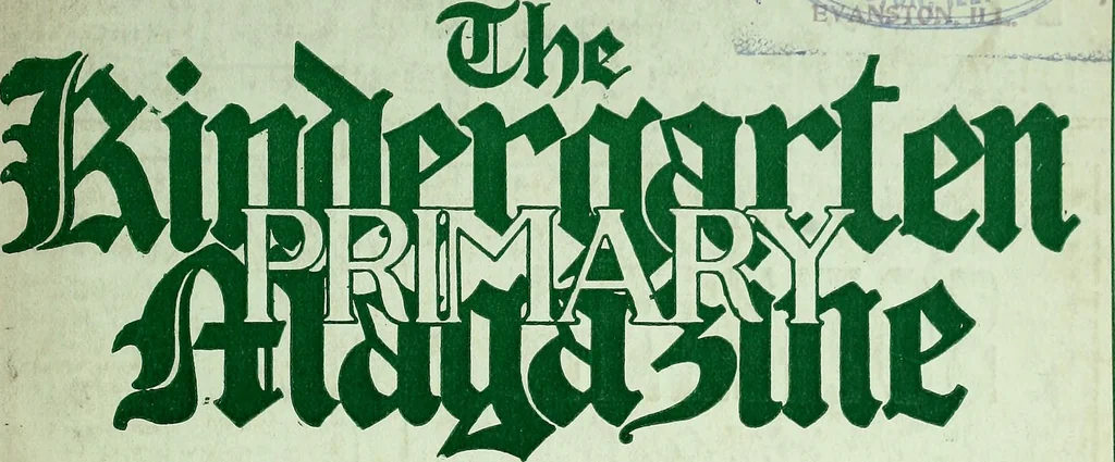 An illustration from The Kindergarten-primary magazine, 1907, leaf 174