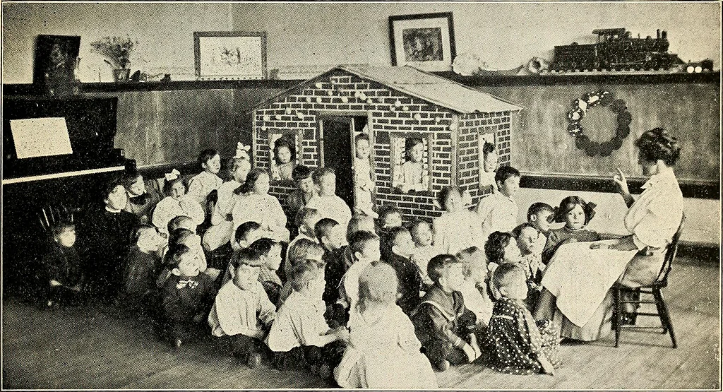 An illustration from The Kindergarten-primary magazine, 1907, leaf 240