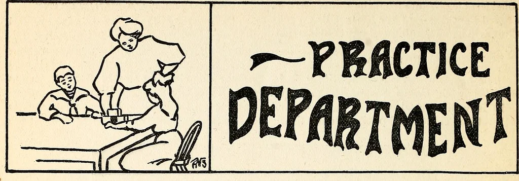 An illustration from The Kindergarten-primary magazine, 1907, leaf 335