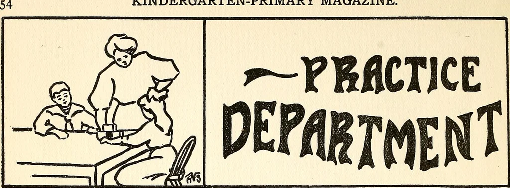 An illustration from The Kindergarten-primary magazine, 1907, leaf 67