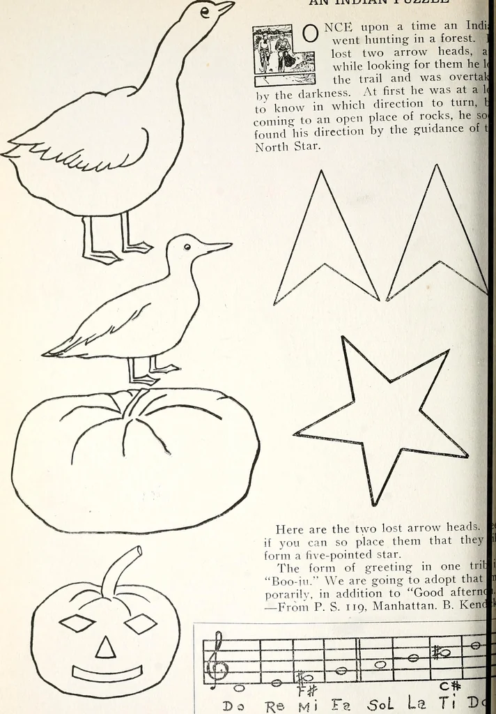 An illustration from The Kindergarten-primary magazine, 1907, leaf 113
