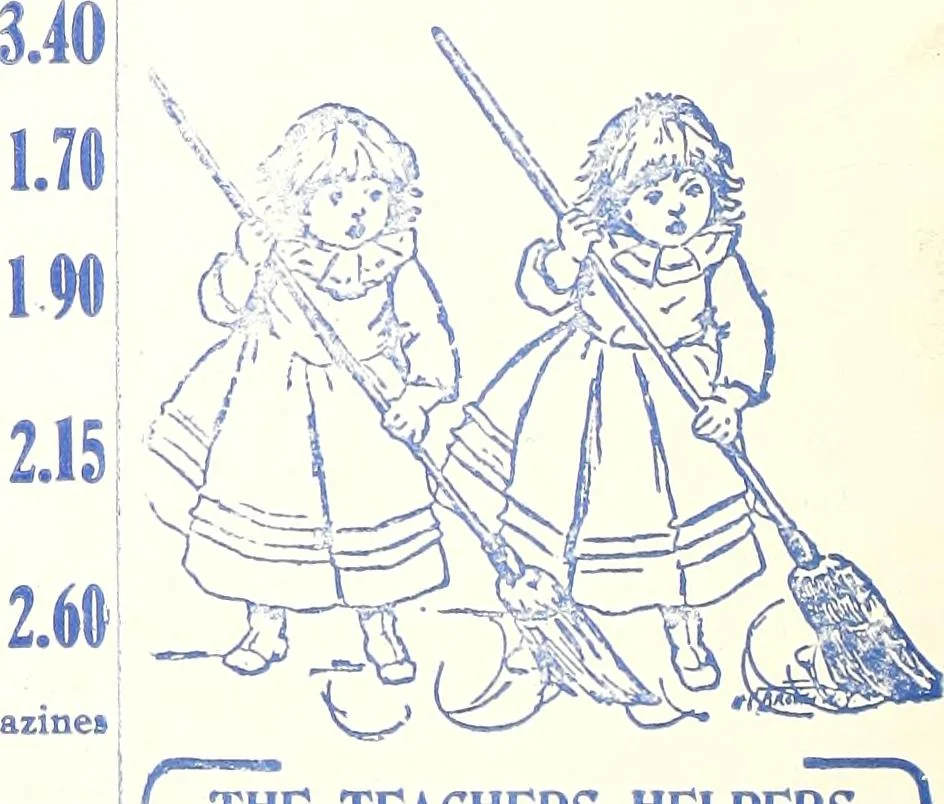 An illustration from The Kindergarten-Primary Magazine, 1912, leaf 155